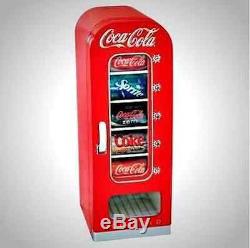 New Koolatron Retro Coca Cola Soda Vending Machine, 10 Can Capacity, Coke Red