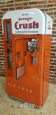 Orange Crush Selectivend Vendo 81 Embossed Coca Cola Coke Pepsi Soda 39 machine