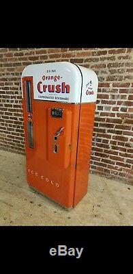 Orange Crush Selectivend Vendo 81 Embossed Coca Cola Coke Pepsi Soda 39 machine