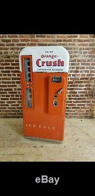 Orange Crush Selectivend Vendo 81 Embossed Coca Cola Coke Pepsi Soda 39 machine