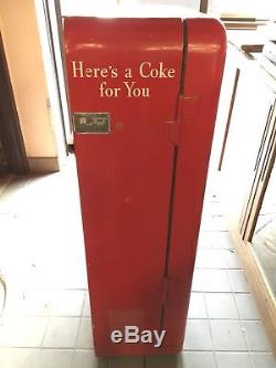 Original 1955 VMC 33 Coca Cola Vending Machine Complete Unrestored Condition