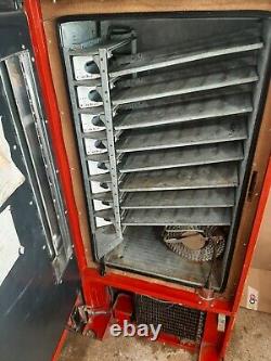 Original 1960 Coca-Cola Cavalier CS-64-C Coke Machine. Working. ICE COLD