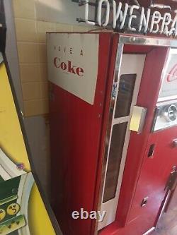 Original 1961 Coca-Cola Cavalier CS-64-D Machine. Working. ICE COLD