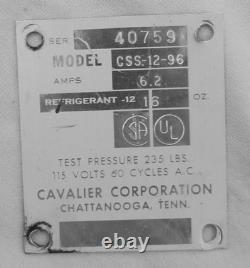 Original COCA COLA Machine Bottle Shelf CAVALIER 96 COMPLETE SET RACK BIN ADJUS