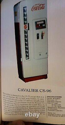 Original Coca Cola Cavalier CS-96A Glass Bottle Vending Machine, 1950's, Working