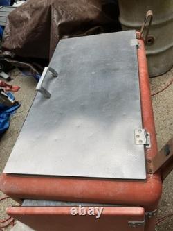 Original Coca-Cola Glasco GBV-50 Complete Top Lid Cover with Hinges Part Parts