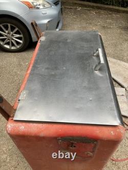 Original Coca-Cola Glasco GBV-50 Complete Top Lid Cover with Hinges Part Parts
