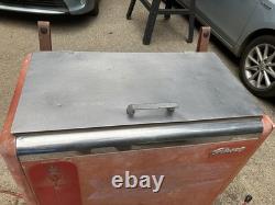 Original Coca-Cola Glasco GBV-50 Complete Top Lid Cover with Hinges Part Parts