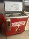 Original Coca-Cola Glasco Slider Coke Fishtail Machine Complete Non-Running