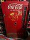 Original Coca-Cola Vending Machine Vendo 110 6 Case Vertical Coke Machine