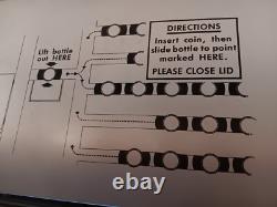 Original Glasco GBV-50 Slider Vending Machine Top Lid WithHinges & Hardware