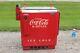 Original Vintage 1950's Coca Cola Ideal 55 Slider Soda Pop Vending Machine Sign
