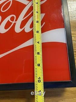 Original Vintage Vendo 63 Light Up Sign Coca Cola Coke Look Soda Machine