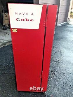 Original vintage Coca Cola bottled vending machine
