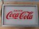 Origjnal Coca-Cola Cavalier CS-64/80C Marquee Light Panel Sign with Electric