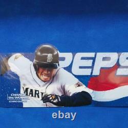 PEPSI Ichiro Suzuki Vending machine Advertisement Sticker 2002 Seattle Mariners