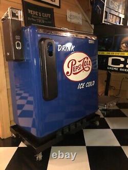 Pepsi Chest Drink Vending Machine Chest Museum quality slide out bottles