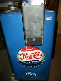 Pepsi Cola Machine Slider Embossed Logo Ideal Great Shape! Model A-55 -Works