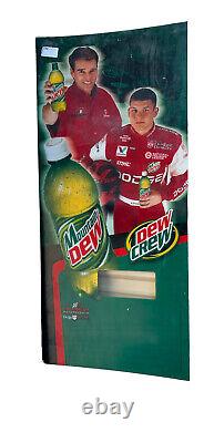 Pepsi Cola Soda Machine Plexiglass Front Cover Full Size Nascar Mountain Dew NEW