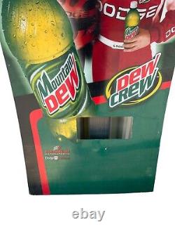 Pepsi Cola Soda Machine Plexiglass Front Cover Full Size Nascar Mountain Dew NEW