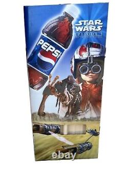 Pepsi Cola Star Wars Soda Machine Vending Plexiglass Front Cover For Full Size