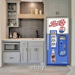 Pepsi Cola Vending Machine Decal Fridge, Peel & Stick Soda Drink Vinyl Wrap