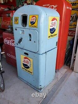 Pepsi Machine with bottle rack