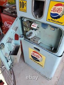 Pepsi Machine with bottle rack