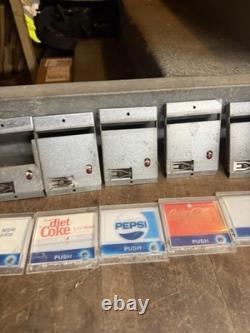 Pepsi Soda Pop Choice Vend Vending Machine Coin Selector Push Button Panel Parts