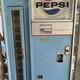 Pepsi Vintage Soda Vending Machine, Blue, Pepsi Logo Front