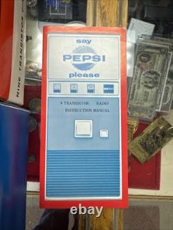 Pepsi vending machine transistor radio Still Wrapped