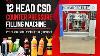 Produce Soft Drinks Like Big Brands 12 Head Csd Counter Pressure Filling System