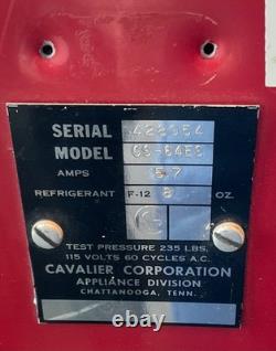 RARE Cavalier 5 cent Working Vintage Coke Vending Machine with key