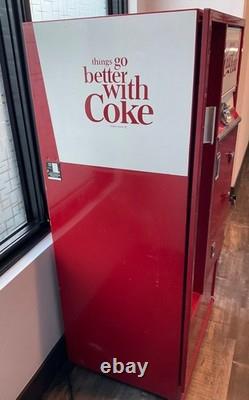 RARE Cavalier 5 cent Working Vintage Coke Vending Machine with key