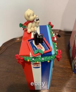 RARE VINTAGE Pepsi-Cola Miniature Musical Vending Machine In The Box Christmas
