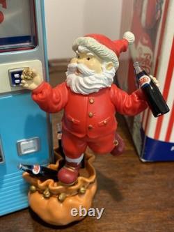 RARE VINTAGE Pepsi-Cola Miniature Musical Vending Machine In The Box Christmas