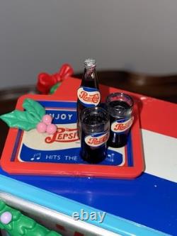 RARE VINTAGE Pepsi-Cola Miniature Musical Vending Machine In The Box Christmas