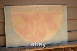 RC Royal Crown Cola Vending Machine Sign Backlit Plastic Panel Circa 1970s-80s