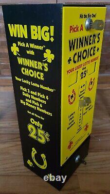 Ramm Winners Choice Pick a winner Lottery vending machine 25 cents lucky lotto