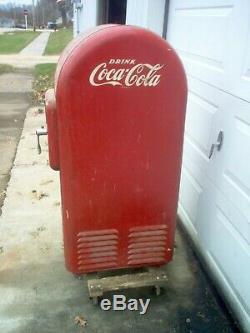Rare 1940's 50's F. L Jacobs JSC-26 JS26 Coca Cola Coke Vending machine 5 10 cent