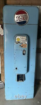 Rare Antique 7 Pepsi Machine VMC-SAT44 Pepsi Cola Vending Working Condensor