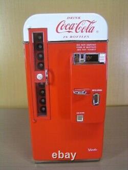 Rare Coca Cola Vending Machine Type Piggy Bank Soundbank Good Products Metal