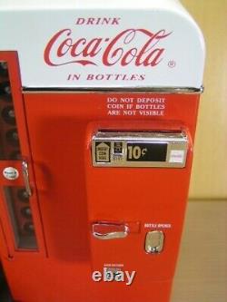 Rare Coca Cola Vending Machine Type Piggy Bank Soundbank Good Products Metal