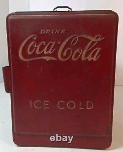 Rare Original 1939 Coca-Cola Salesman Sample Cooler