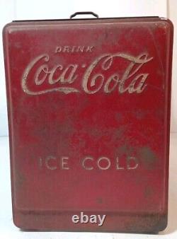 Rare Original 1939 Coca-Cola Salesman Sample Cooler