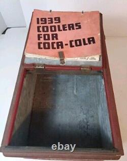 Rare Original 1939 Coca-Cola Salesman Sample Cooler