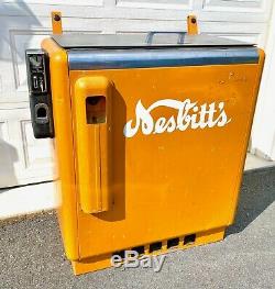 Rare Original Paint Working Vintage Nesbitt's Soda Cooler Vending Machine