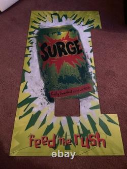 Rare Original SURGE Soda Vending Machine Front 90's VTG Coca-Cola One of A Kind