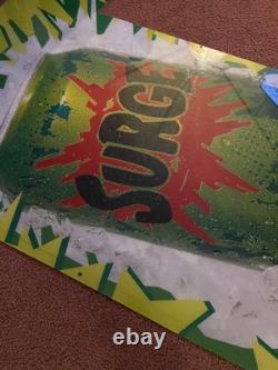 Rare Original SURGE Soda Vending Machine Front 90's VTG Coca-Cola One of A Kind