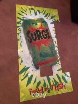 Rare Original SURGE Soda Vending Machine Front 90's VTG Coca-Cola One of A Kind